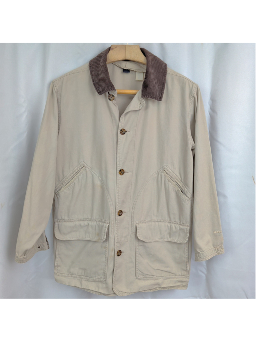 Distressed Woolrich Field Jacket Large